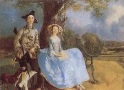 Thomas Gainsborough Mr and Mrs Andrews china oil painting artist